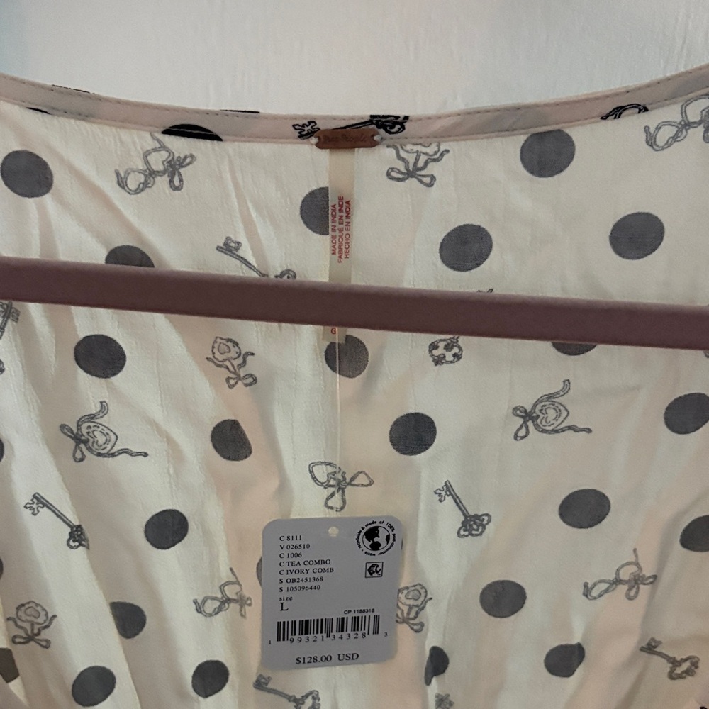 Free people Polka Dot Women's Top - Picture 4 of 4